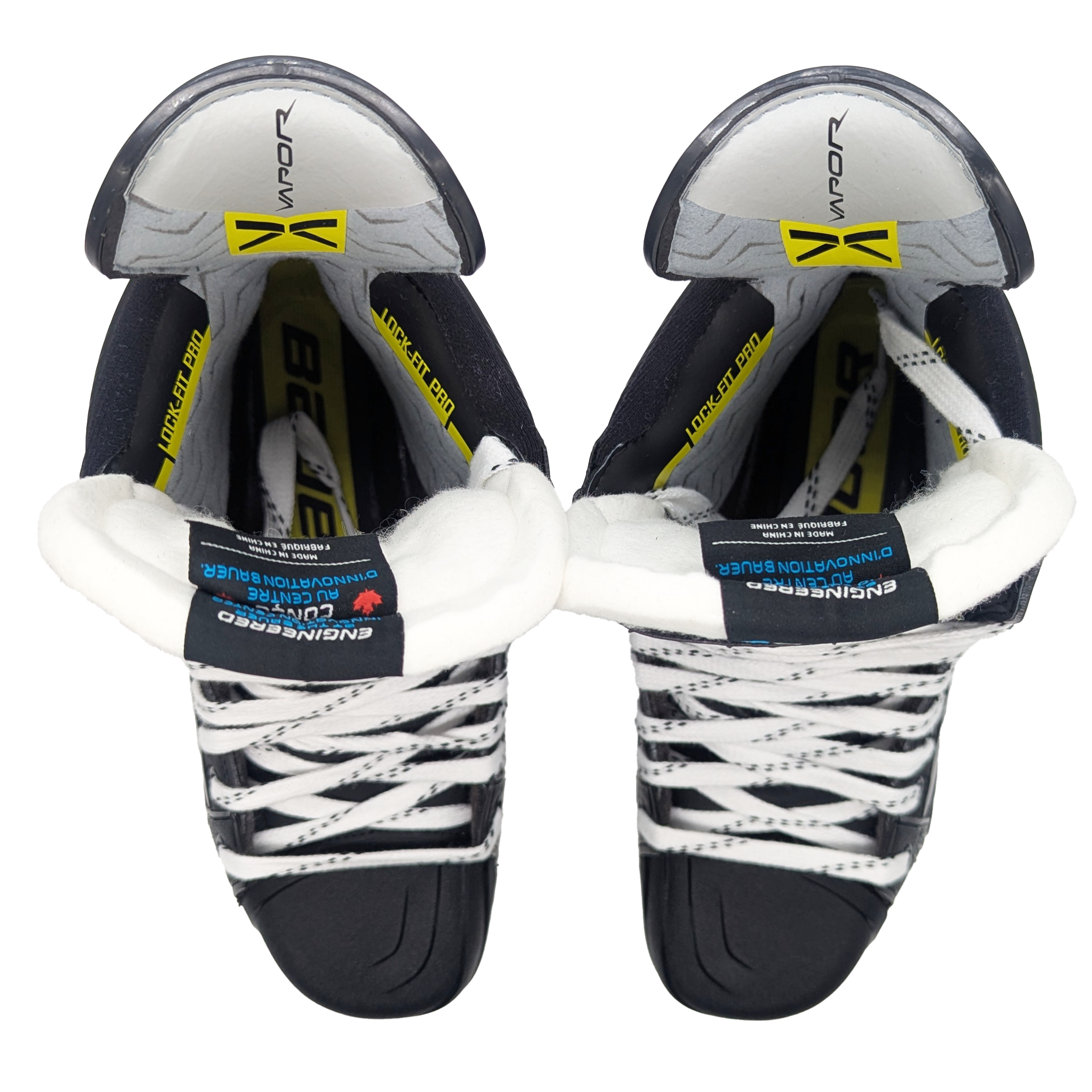 Bauer Vapor Hyperlite 2 – Patins de hockey NCAA Pro Stock – Taille R8E L7.75E
